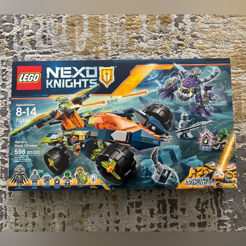 LEGO NEXO KNIGHTS - Aaron's Rock Climber - 8-14 | #70355 | 598 pieces (Brand New